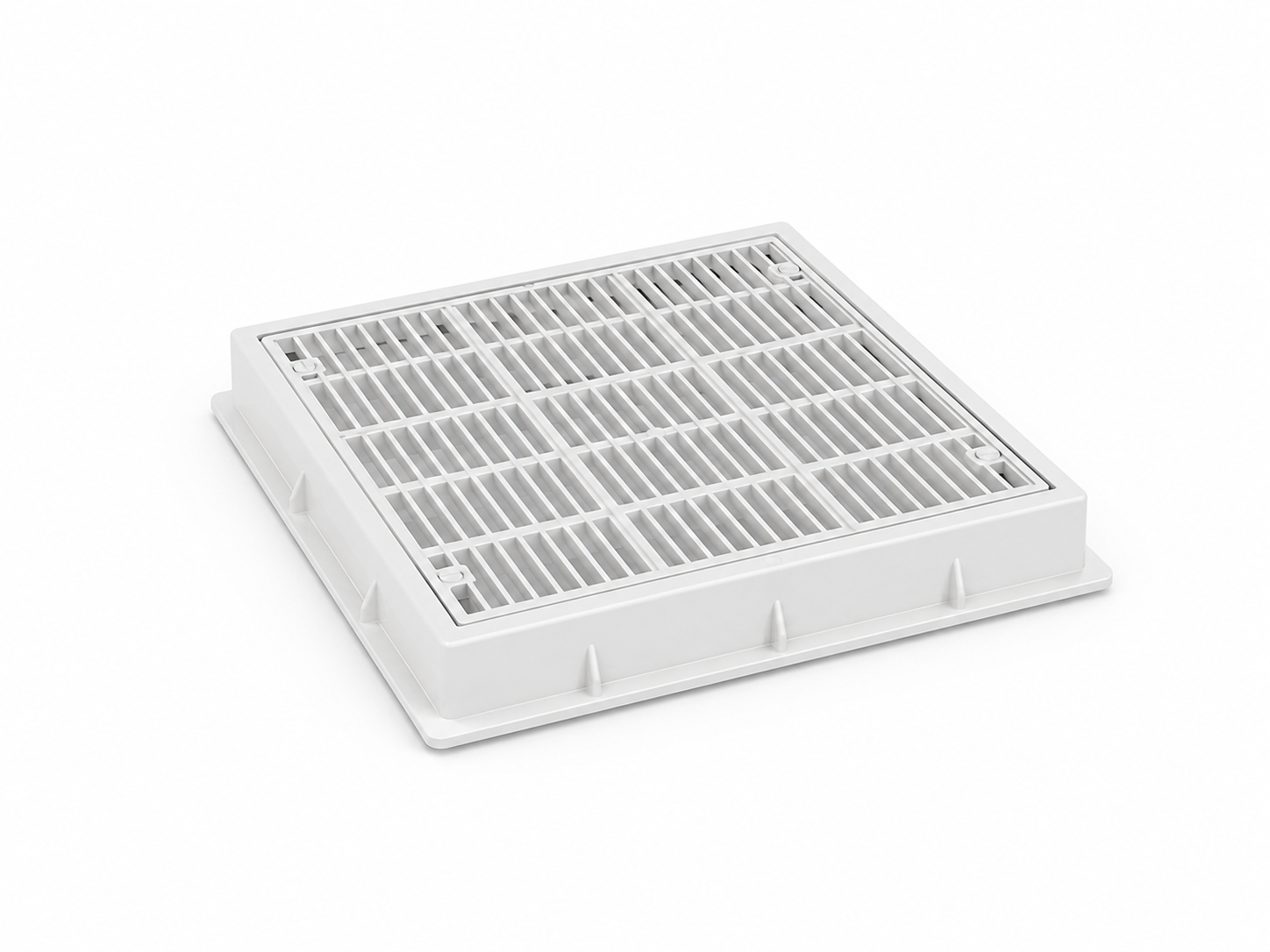 Dip Emiş Izgarası — 250x250mm (ABS Plastik)